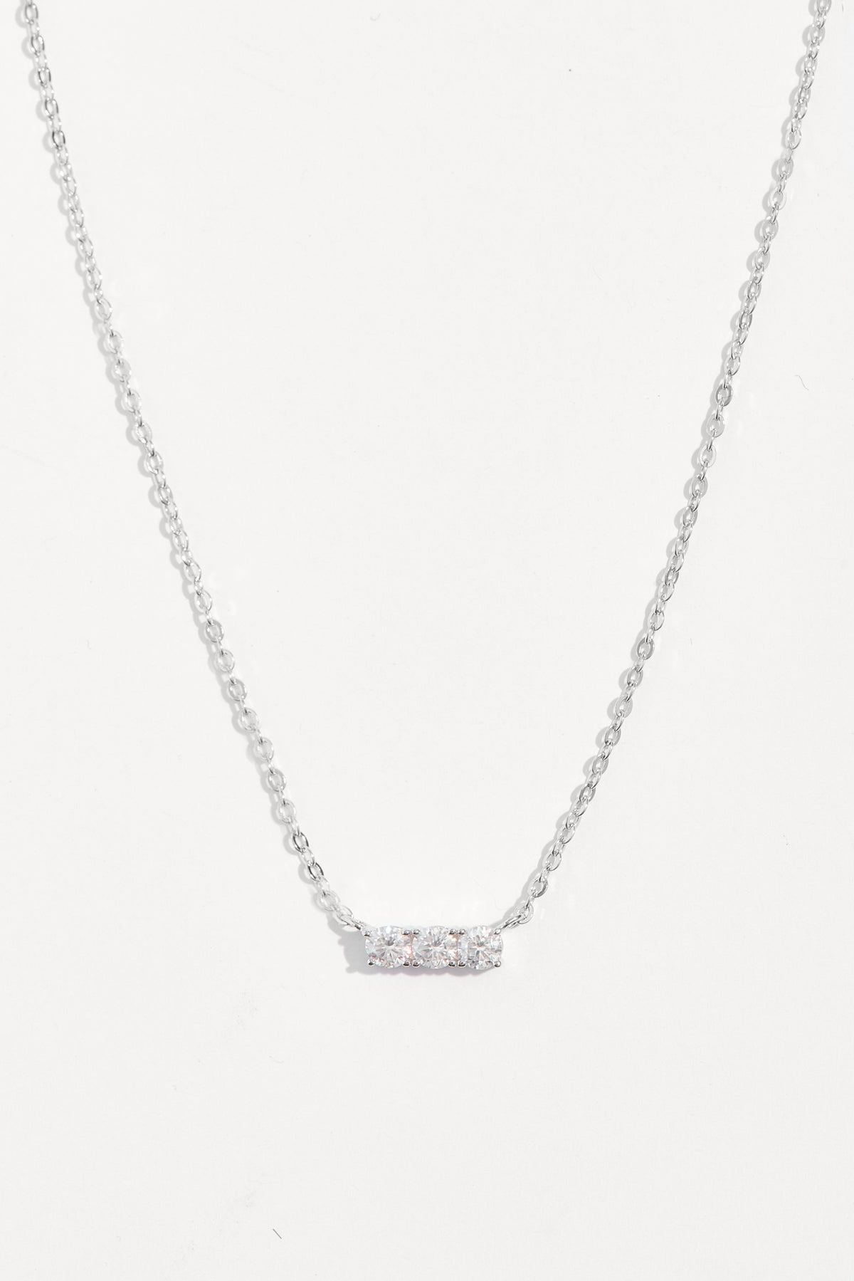 Constellation Moissanite Pendant in Sterling Silver