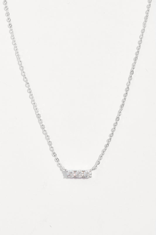 Constellation Moissanite Pendant in Sterling Silver