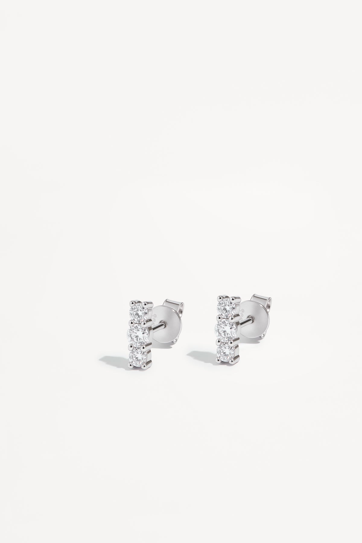 Constellation Moissanite Earrings in Sterling Silver