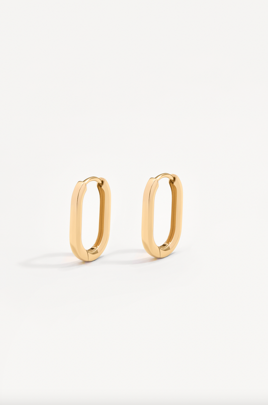 Timeless Daily Hoop in Yellow Gold